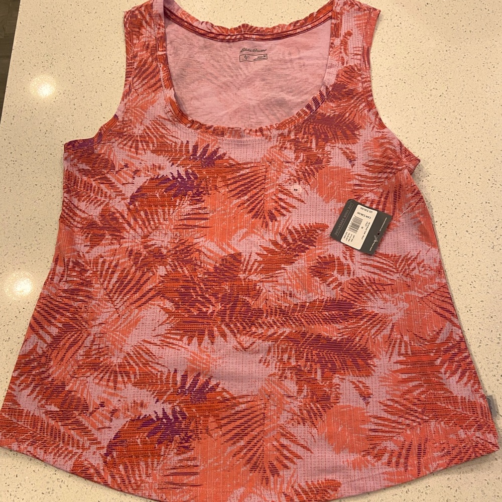 Eddie Bauer Print Tank NWT